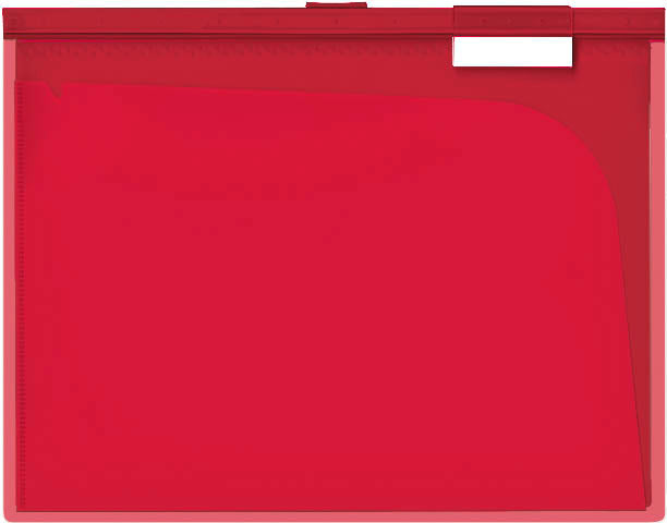 Büroline Hängemappe – für A4, Bodenbreite 28 mm, Rot, 3 Stk., 10 Fächer