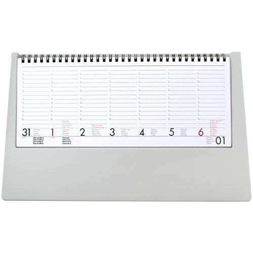 Buroline Kalender-Sockel – 33,1 × 19,9 cm, Kunststoff, Grau, für Wochenplaner 890712