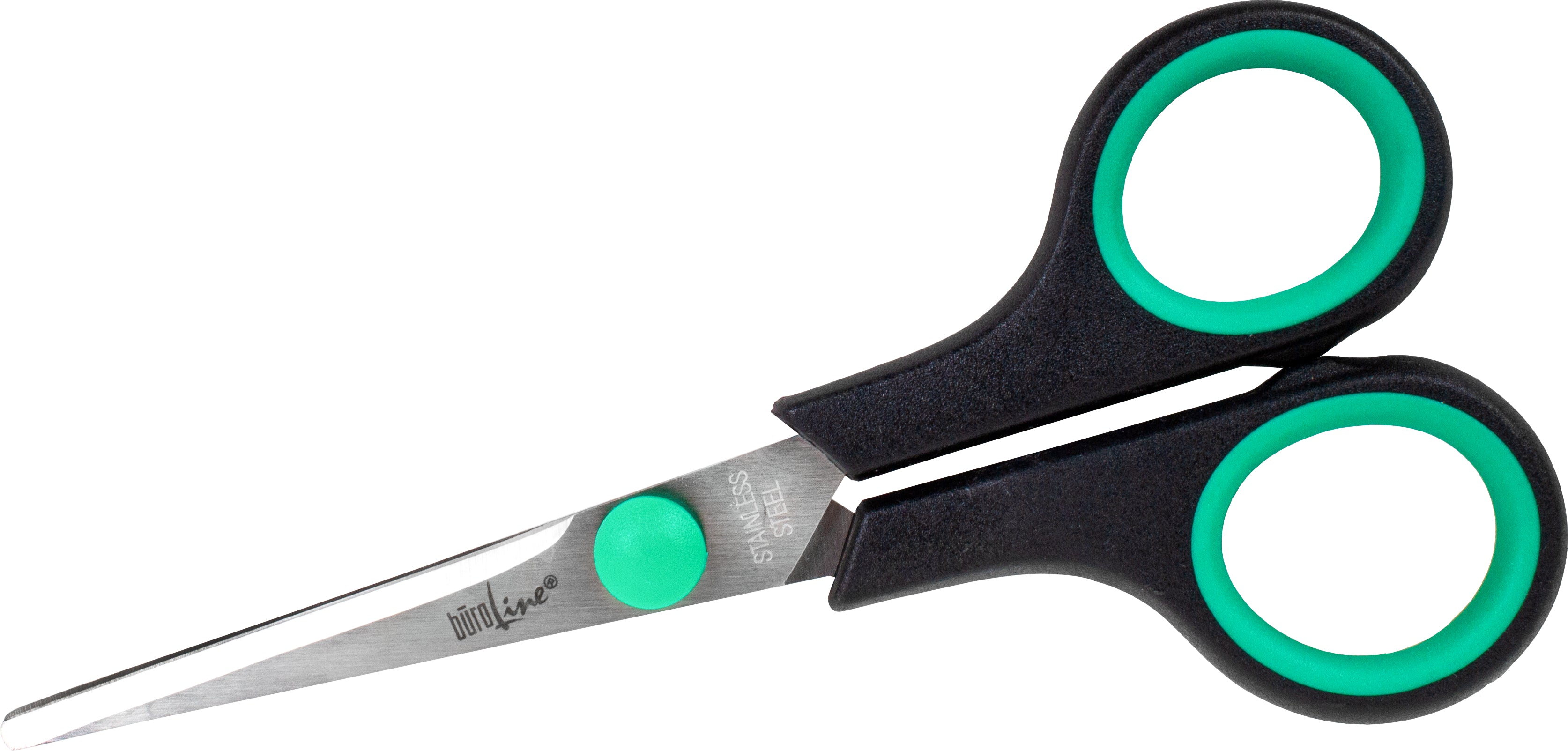 Büroline Schere 8,5 cm – Edelstahl, Softgrip