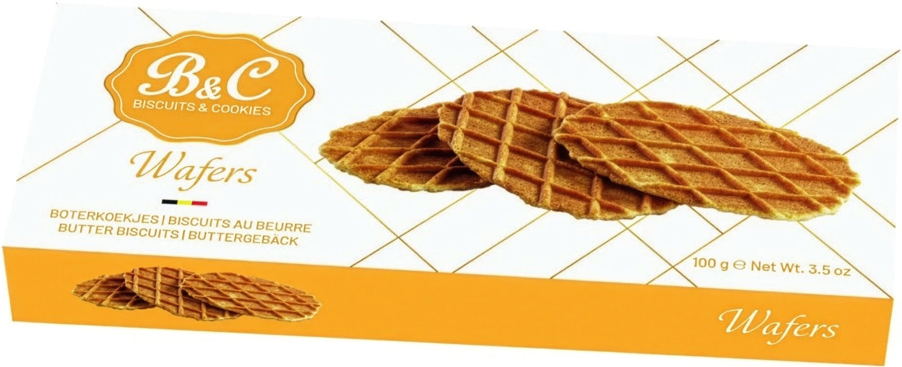 B&C Feine Butterwaffeln – 100 g