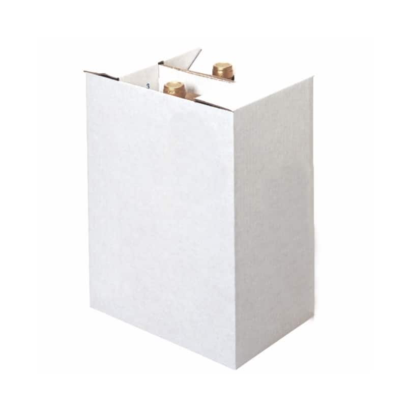 Brieger Weinpräsentkarton Weiss – Innenmass 170 × 328 × 252 mm – für 6 Flaschen – 1 Stk.