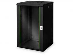 Digitus Unique – 19" Wandverteiler 20U, IP20, abschliessbar, 600 × 600 × 998 mm, schwarz, Stahl