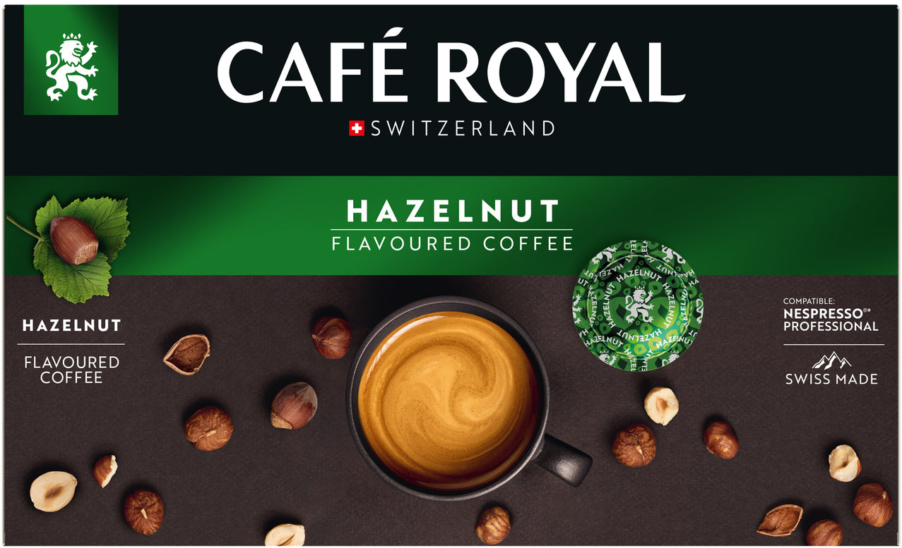 Cafe royal Café Royal Professional – Kaffeepads – 100% Arabica, Haselnuss, 50 Pads