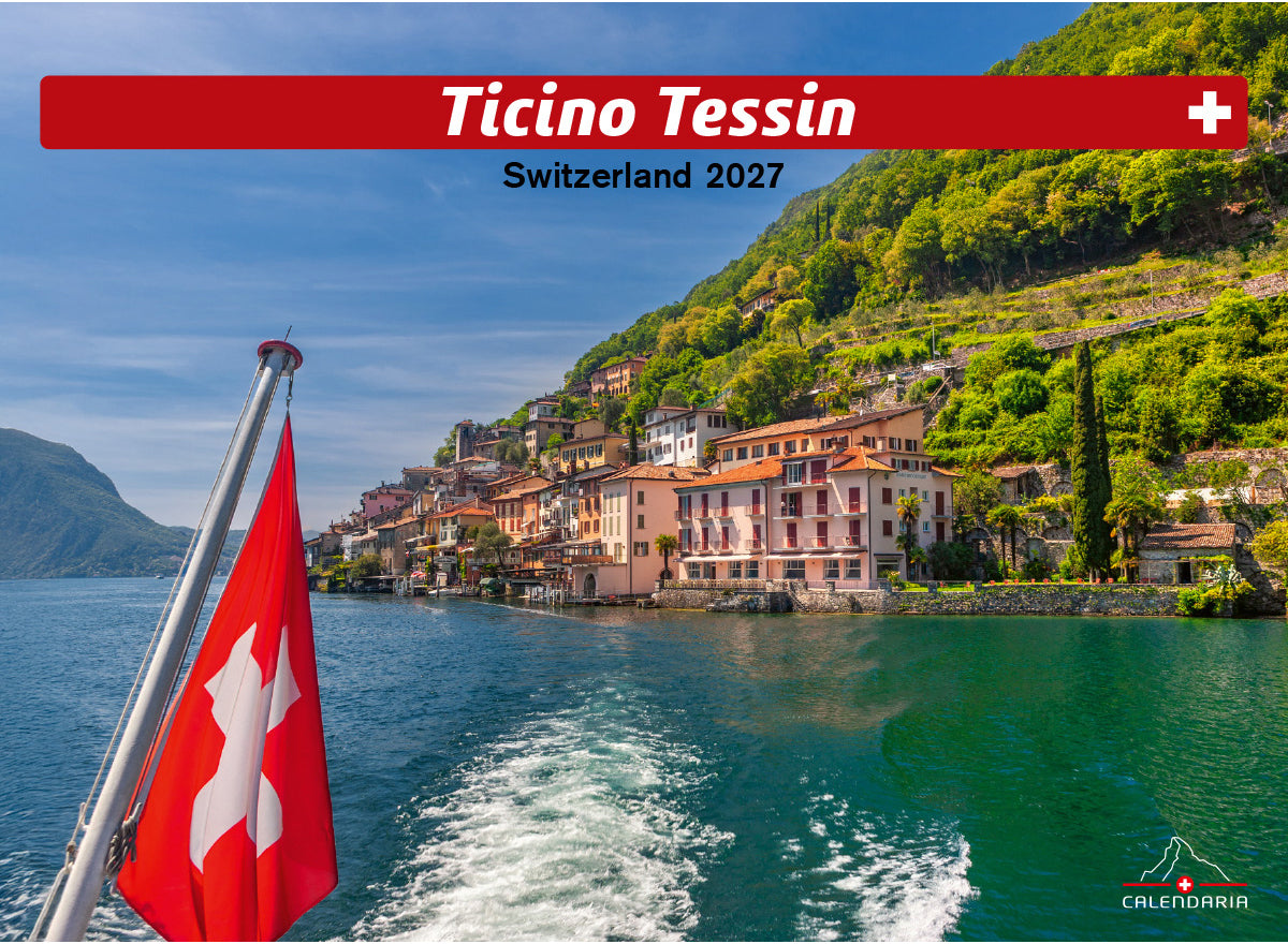 Calendaria Ticino – Bildkalender 2027 – 23,5 × 32 cm