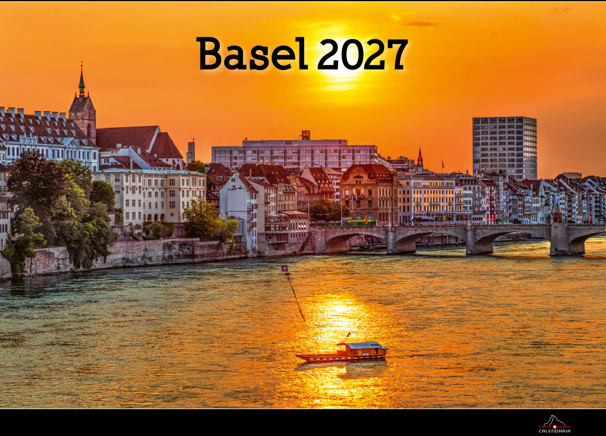 Calendaria Basel – Bildkalender 2027 – 31,5 × 40,5 cm