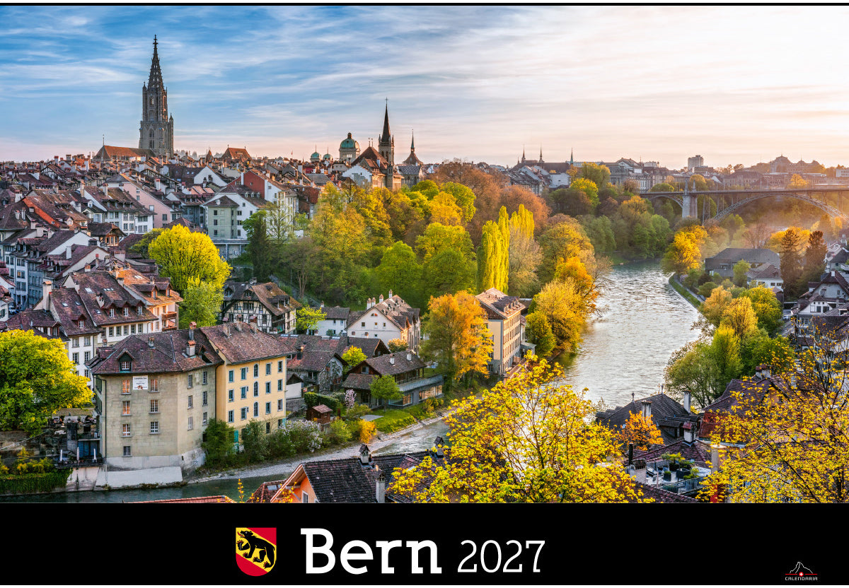Calendaria Bern – Bildkalender 2027 – 31,5 × 40,5 cm