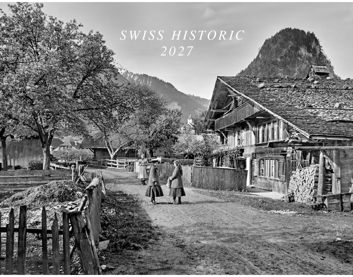 Calendaria Swiss Historic – Bildkalender 2027 – 40,5 × 31 cm