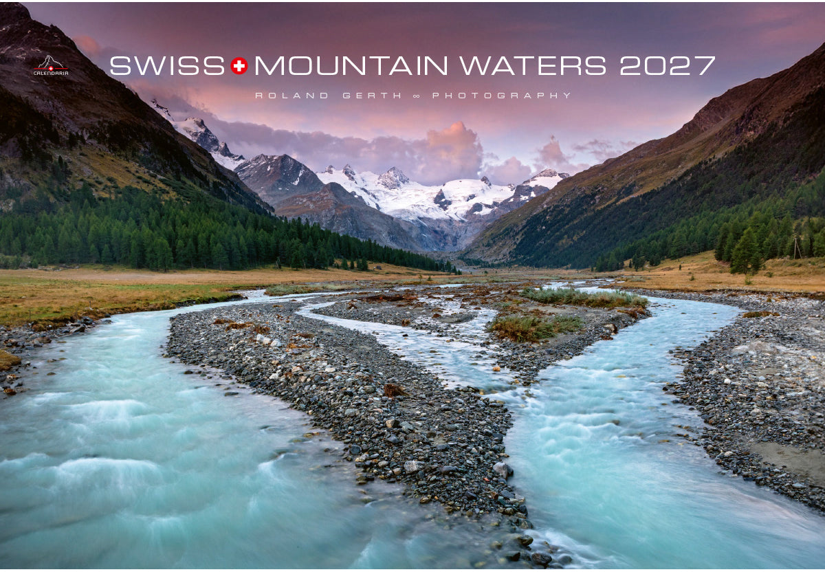 Calendaria Mountain Waters – Bildkalender 2027 – 33,5 × 48,5 cm