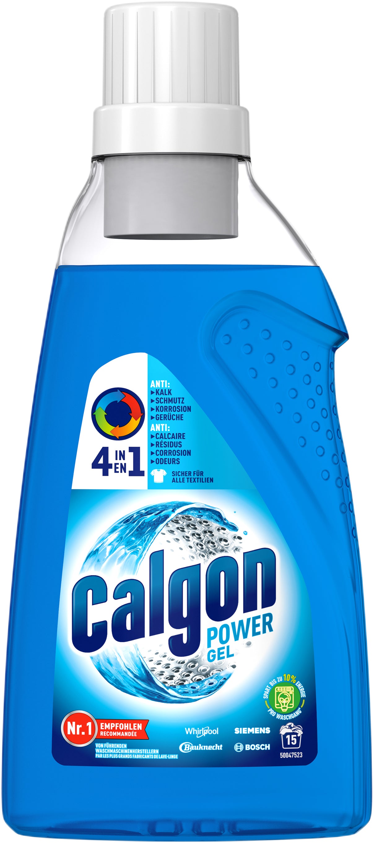 Calgon Spezialwaschmittel für Waschmaschine 4in1 Power Gel – 750 ml