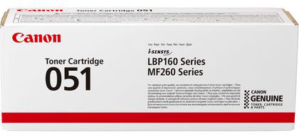 Canon 051 (2168C002) Schwarz Toner – Original – 1'700 Seiten – für Canon LBP162dw/MF264dw/MF267dw u. a.