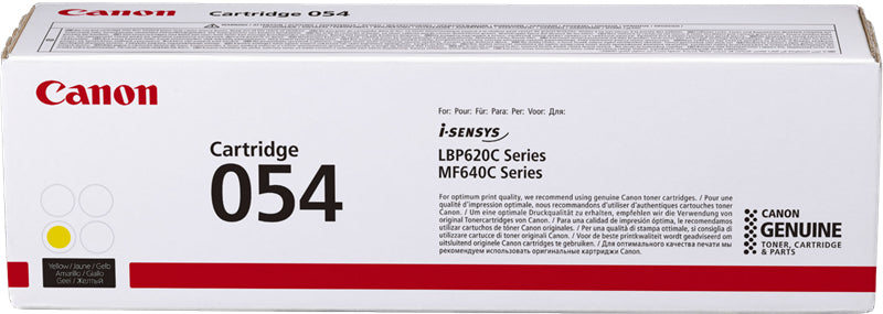 Canon 054 (3021C002) Gelber Toner – Original – 1'200 Seiten – für Canon LBP621/MF641/MF642Cdw