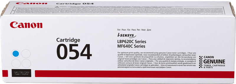 Canon 054 (3023C002) Cyan Toner – Original – 1'200 Seiten – für Canon Color imageCLASS MF642Cdw