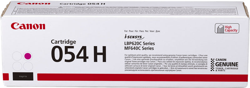 Canon 054H (3026C002) Magenta Toner – Original XL – 2'300 Seiten – für Canon Color imageCLASS MF642Cdw
