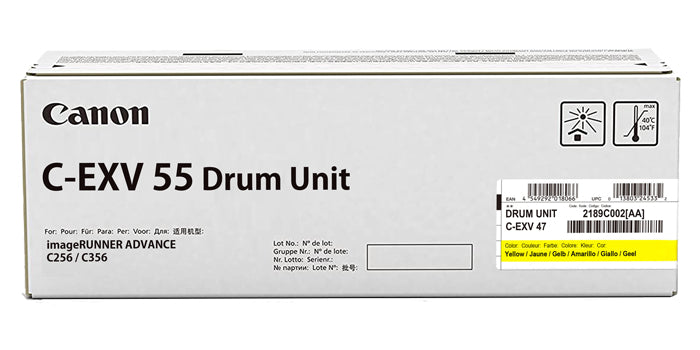 Canon Original - Bildtrommel - Gelb - C-EXV55YD - für iR C356 - 45'000 Seiten