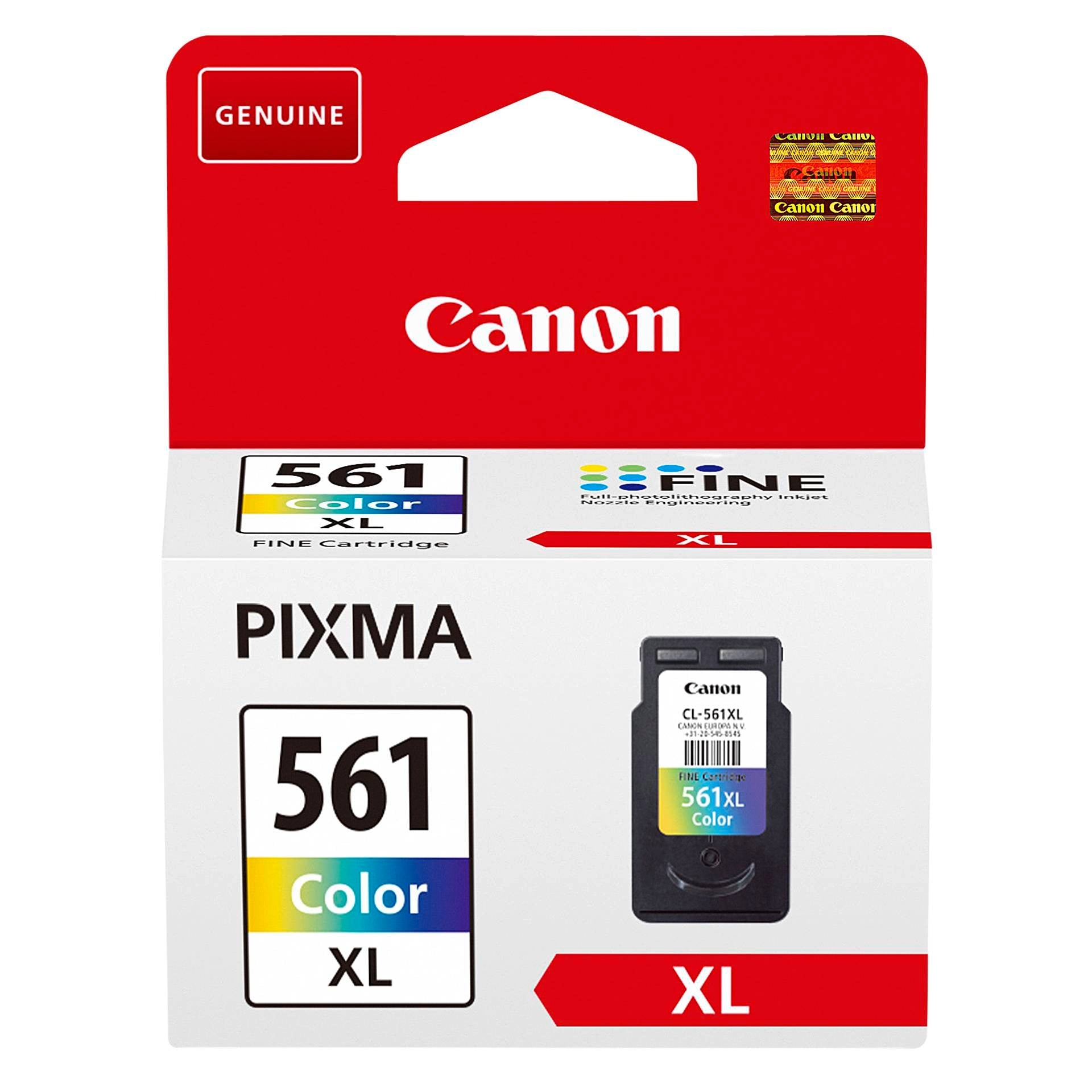 Canon CL-561XL Dreifarbig Tintenpatrone (Original) – 300 Seiten – für PIXMA TS5350/TS5351/TS5352