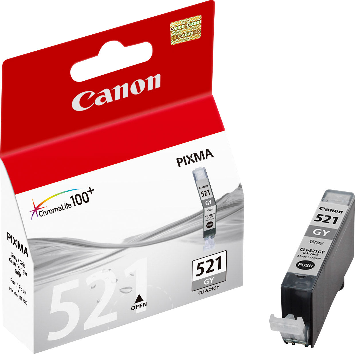 Canon CLI-521GY Grau Tintenpatrone (Original) – für Canon PIXMA MP990