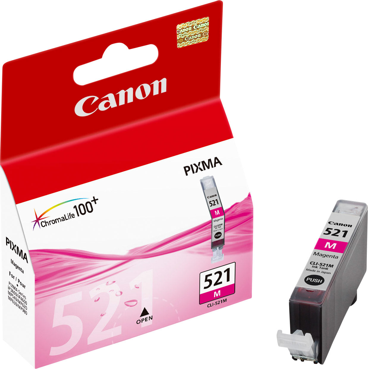 Canon CLI-521M Magenta Tintenpatrone (Original) – für Canon MP980
