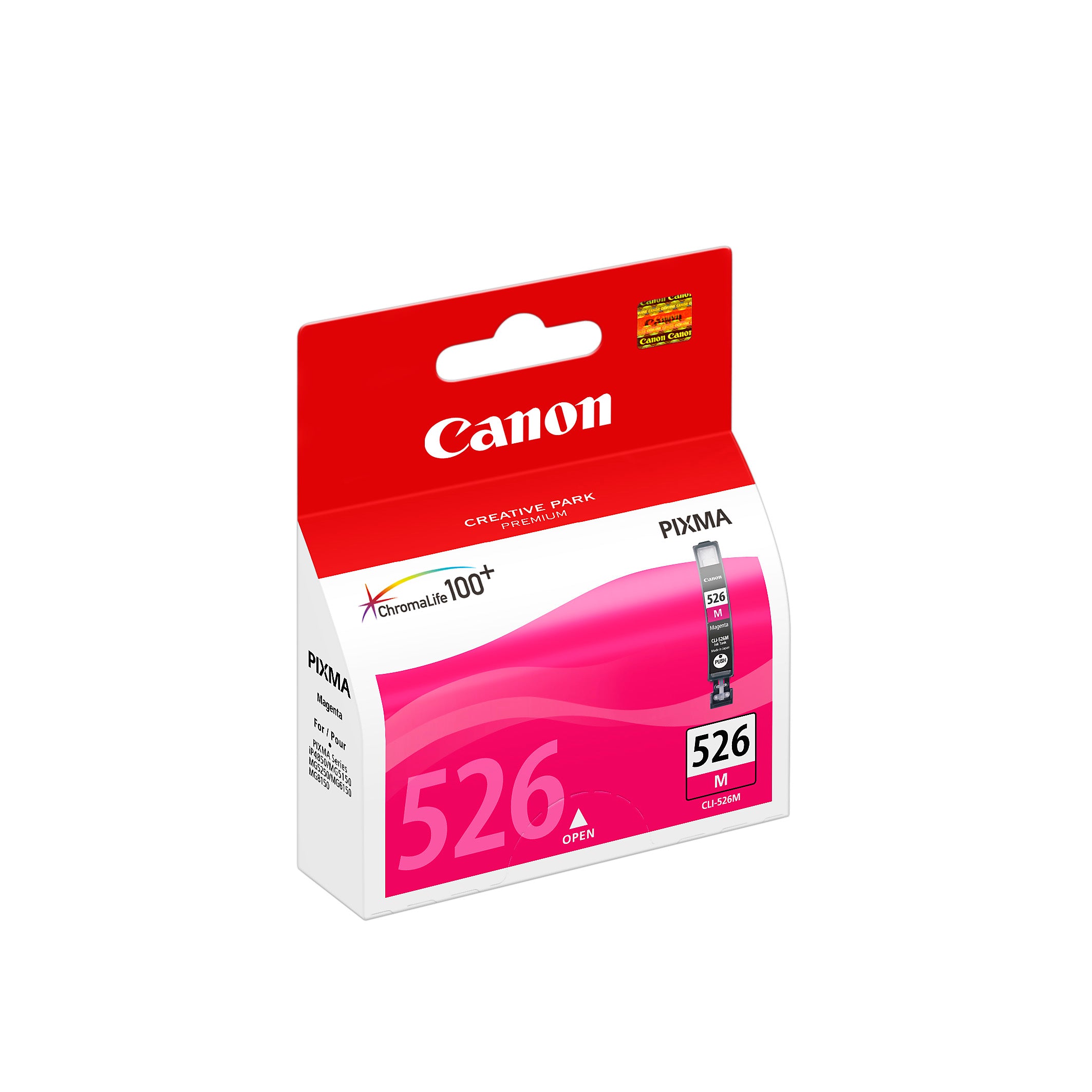 Canon CLI-526M Magenta Tintenpatrone (Original) – 9 ml – für PIXMA iP4850/4950/6550, MG5150/6250/8150, MX885
