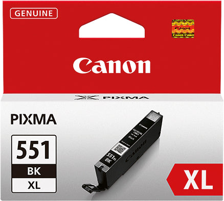 Canon CLI-551XL Foto-Schwarz Tintenpatrone (Original) – 1'125 Seiten – für Canon PIXMA MG6350