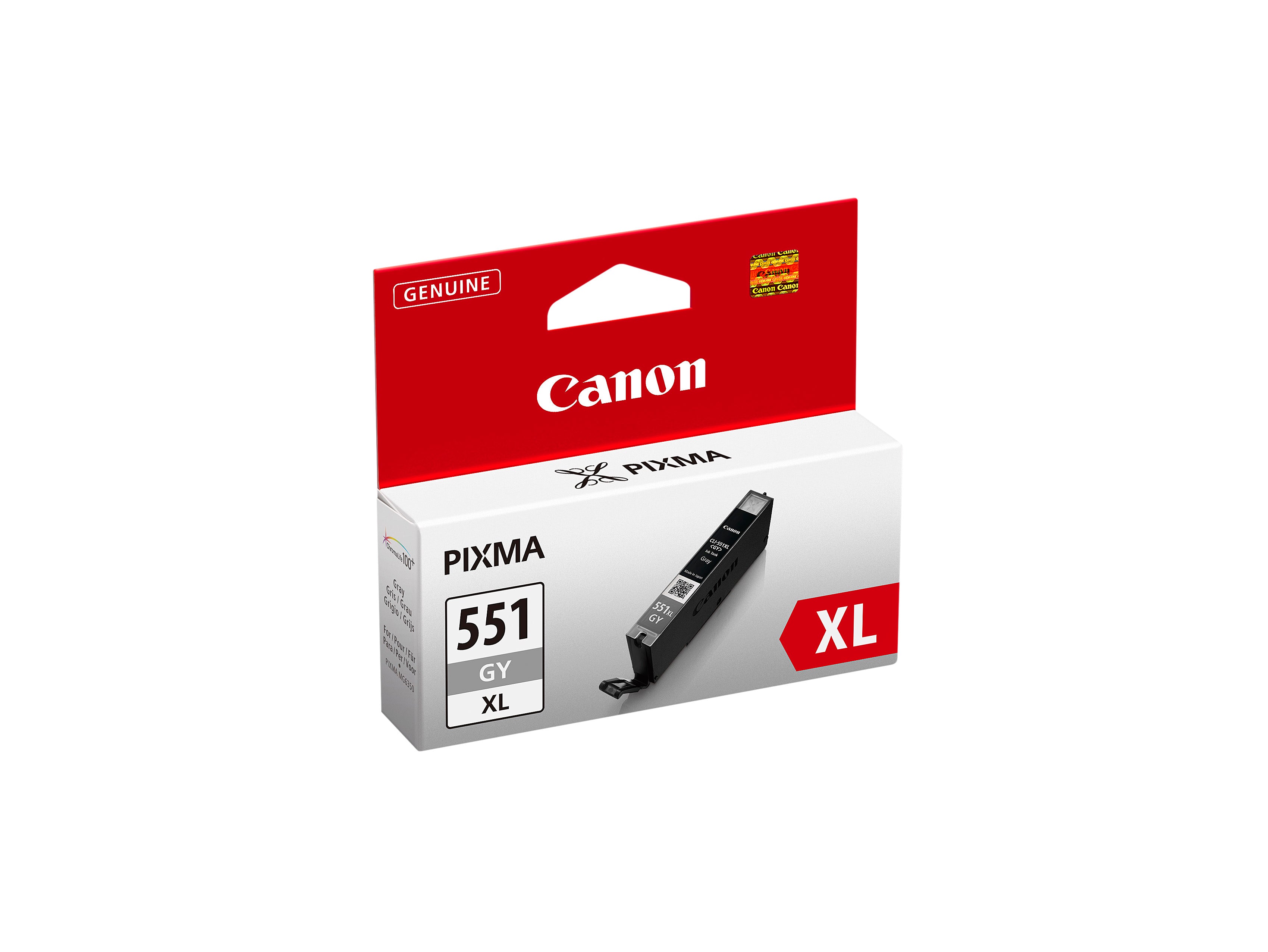Canon CLI-551XL Grau Tintenpatrone (Original) – 275 Seiten – für Canon PIXMA MG6350