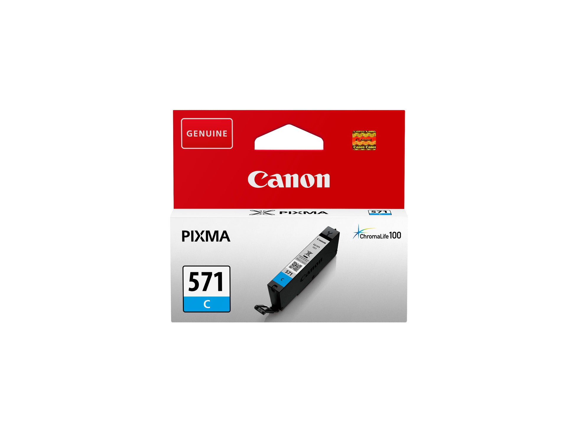 Canon CLI-571C Cyan Tintenpatrone (Original) – 173 Seiten – für Pixma MG575x/MG685x/MG775x