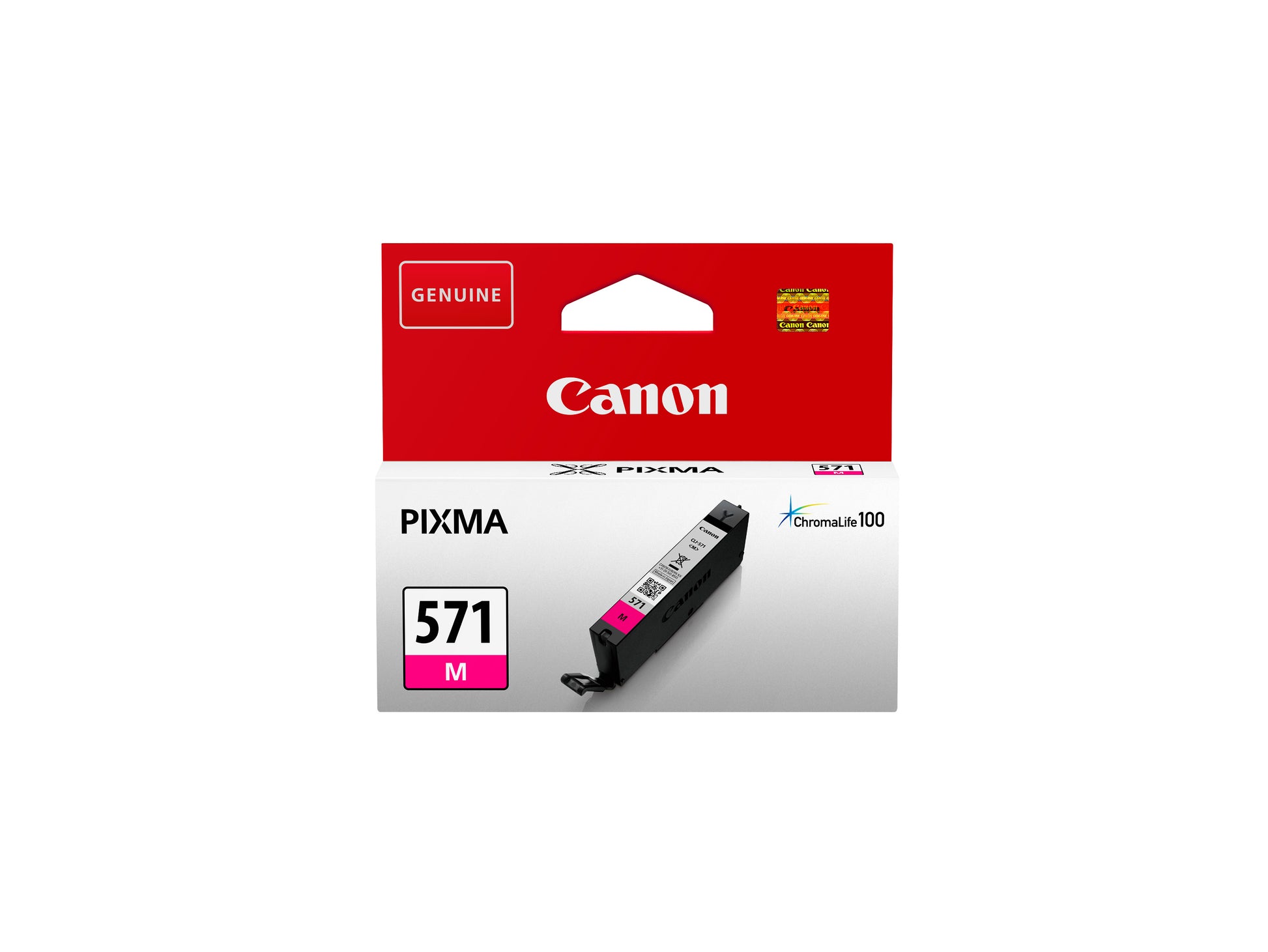 Canon CLI-571M Magenta Tintenpatrone (Original) – 306 Seiten – für Canon Pixma MG575x/MG685x/MG775x