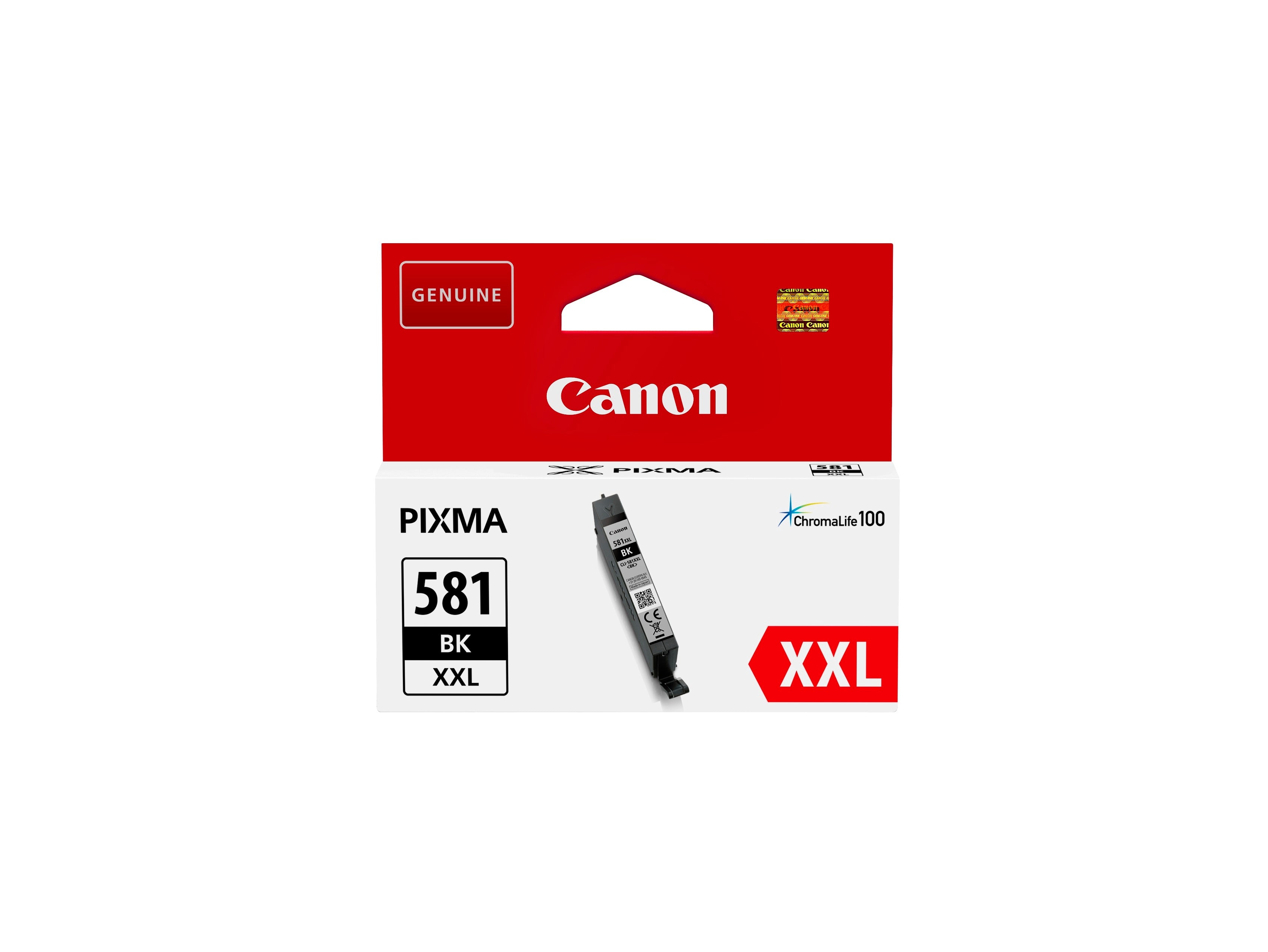 Canon CLI-581XL Schwarz Tintenpatrone (Original) – 858 Seiten – für PIXMA TS6150/TS8150/TS9155 … – CLI-581BK