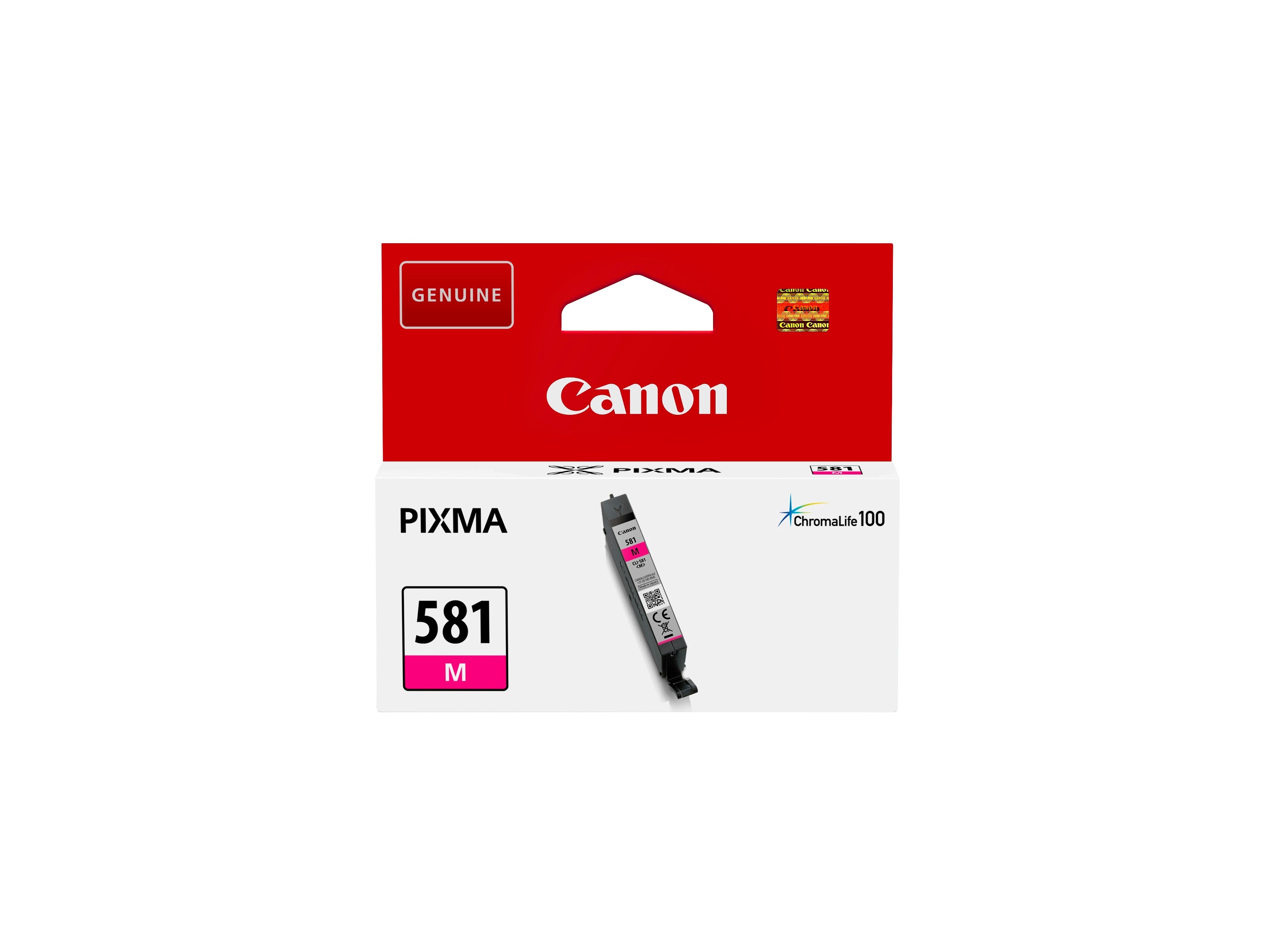 Canon CLI-581M Magenta Tintenpatrone (Original) – 237 Seiten – für Canon PIXMA TR8550, TS6150/TS8150 …