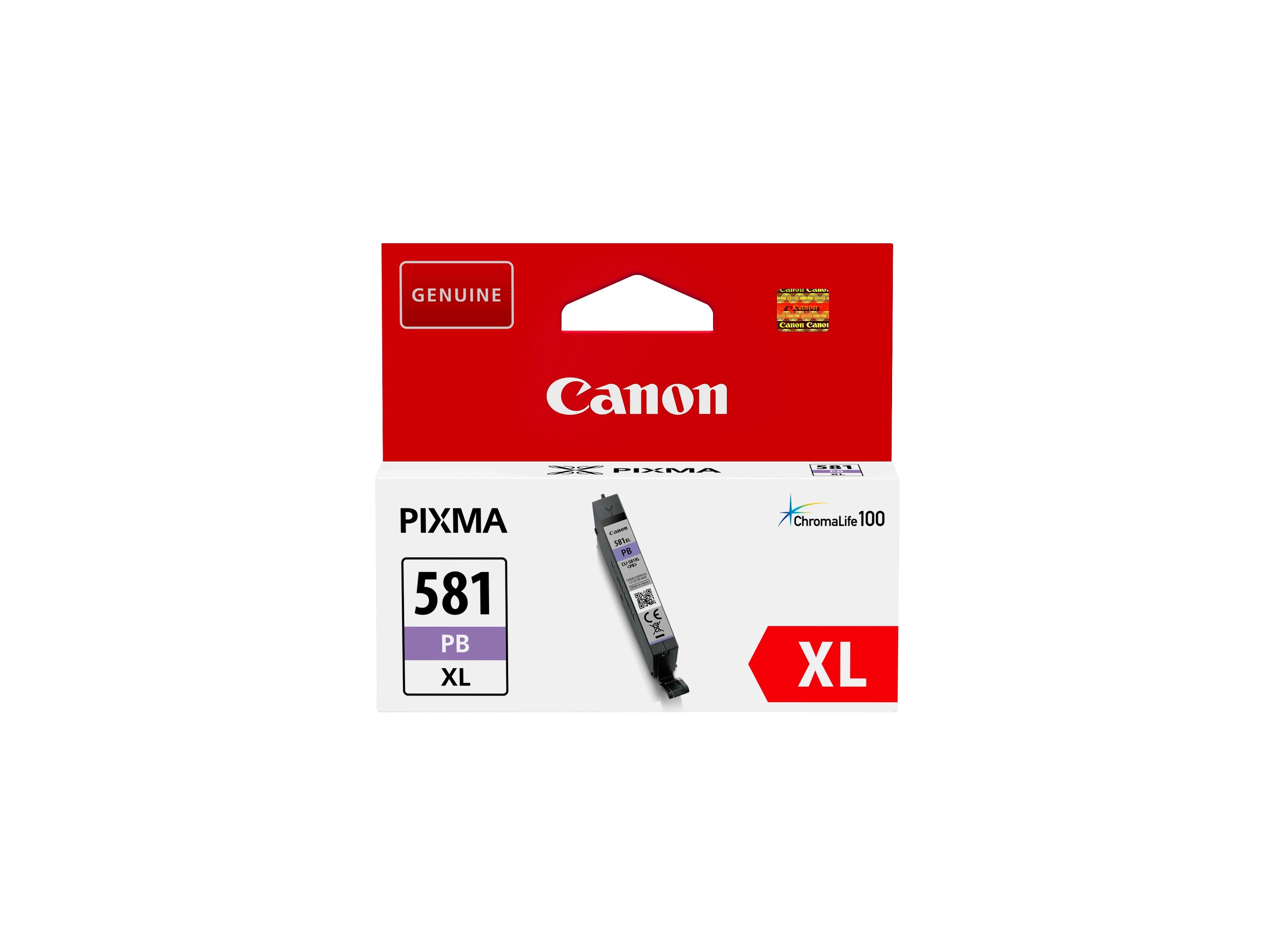 Canon CLI-581XL Foto-Blau Tintenpatrone (Original) – 505 Seiten – für PIXMA TS8150, TS9150, TS8250 …