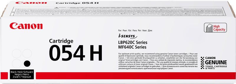 Canon 054H (3028C002) Schwarz Toner – Original XL – 3'100 Seiten – für Canon Color imageCLASS MF642Cdw/LBP621