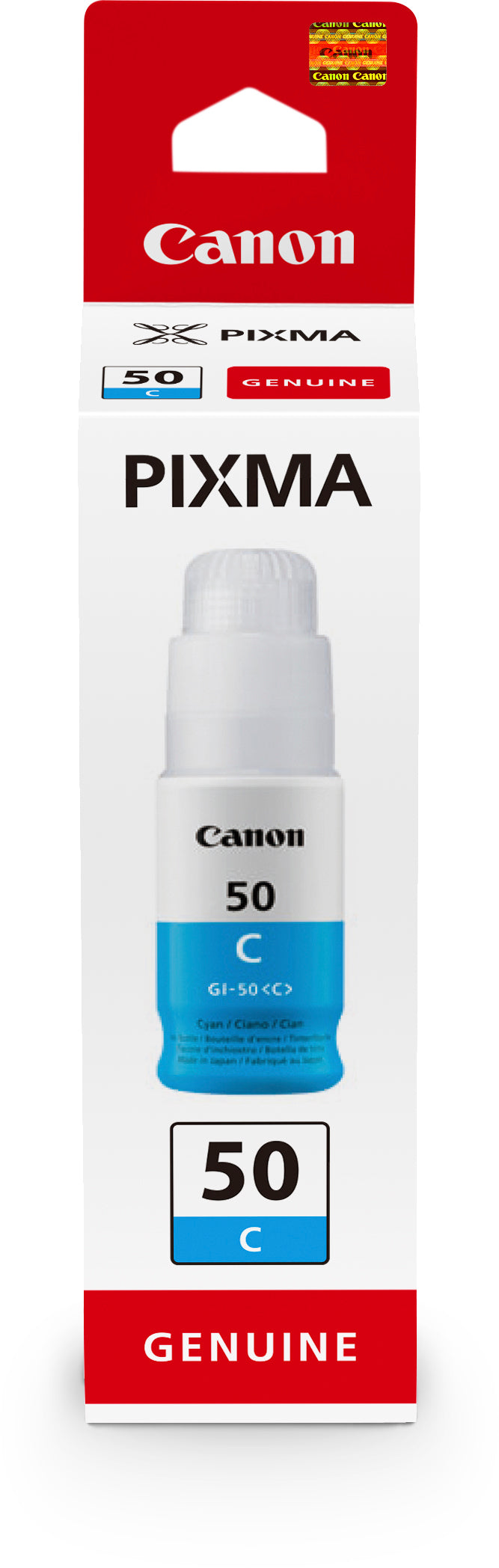 Canon GI-50C Cyan Tintenpatrone (Original) – 7'700 Seiten – für Canon PIXMA G6050/PIXMA G5050