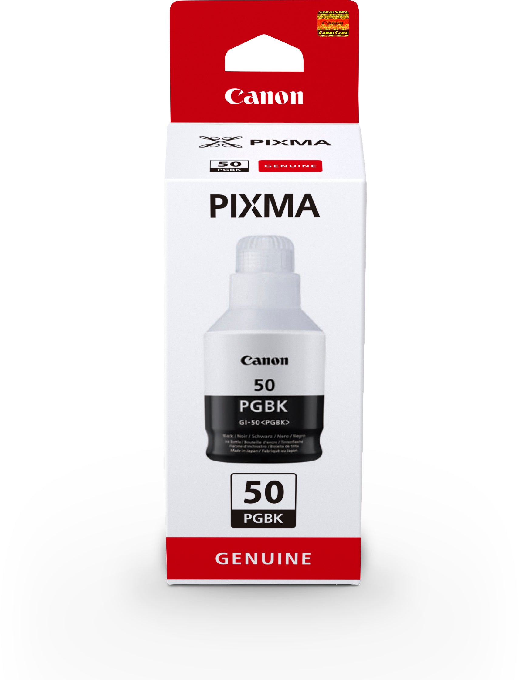 Canon GI-50 PGBK Schwarz Tintenpatrone (Original) – 6'000 Seiten – für Canon PIXMA G6050/G5050/GM2050