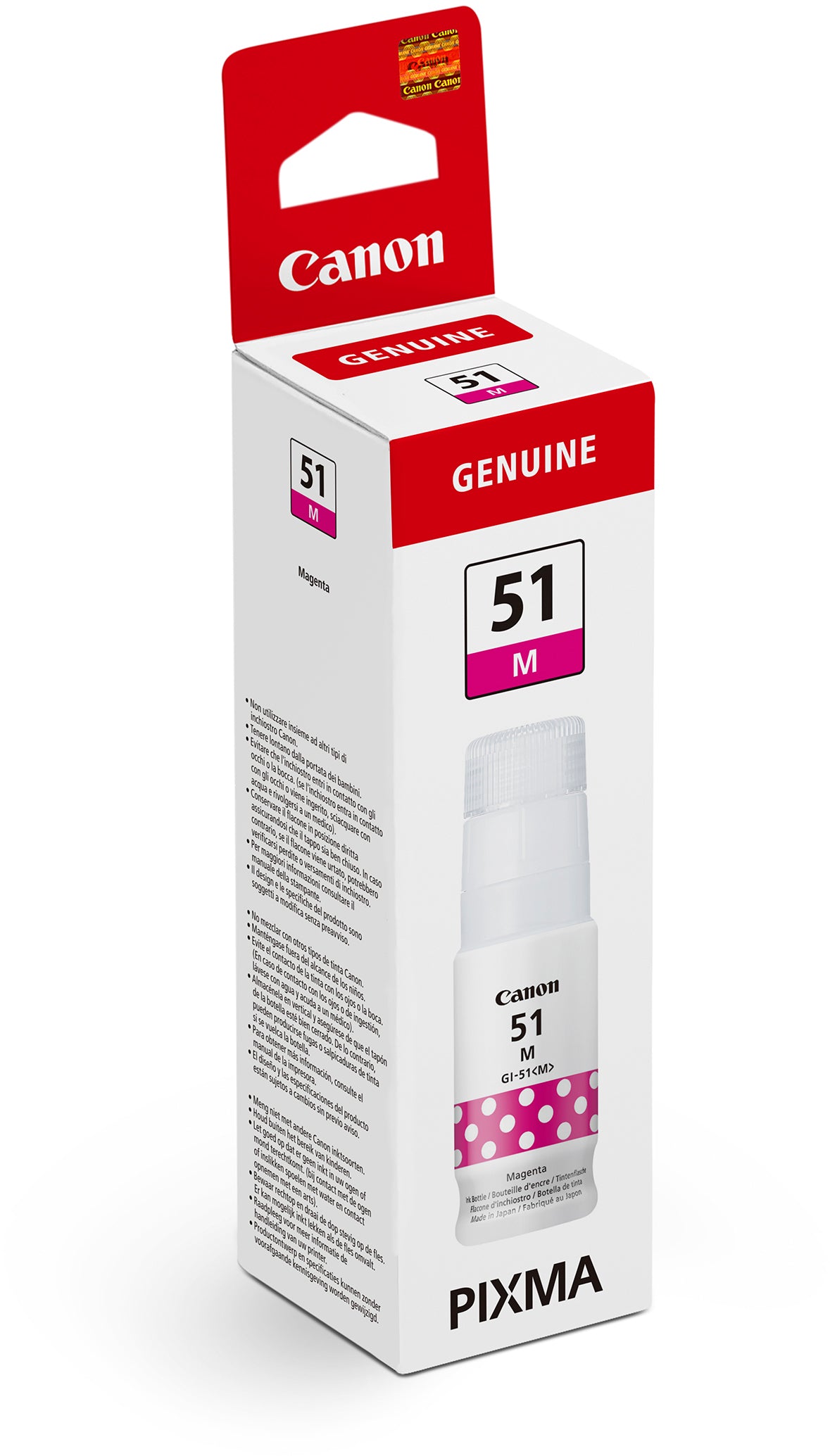 Canon GI-51M Magenta Tintenpatrone (Original) – 7'700 Seiten – für PIXMA G1520/G2520/G2560…