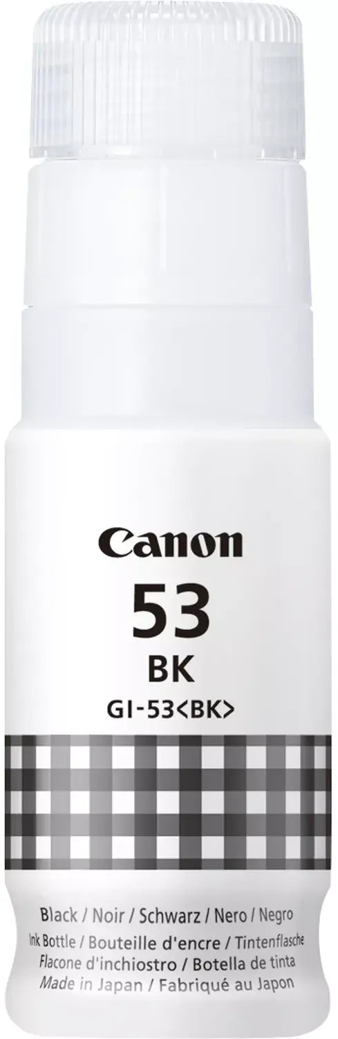 Canon GI-53BK Schwarz Tintenpatrone (Original) – 60 ml – für PIXMA G650/G550