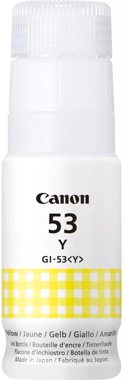Canon GI-53Y Gelb Tintenpatrone (Original) – 3'000 Seiten – für Canon PIXMA G650/G550