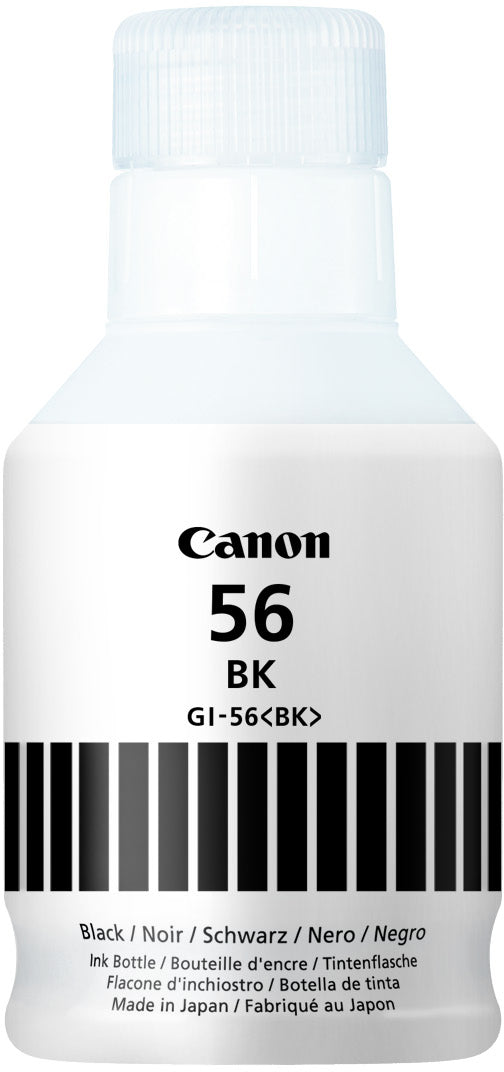 Canon GI-56BK Schwarz Tintenpatrone (Original) – 6'000 Seiten – für MAXIFY GX6050/GX7050