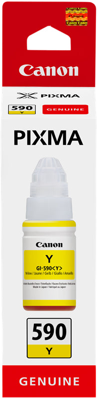 Canon GI-590Y Gelb Tintenpatrone (Original) – 70 ml – für PIXMA G1500/G2500/G3500