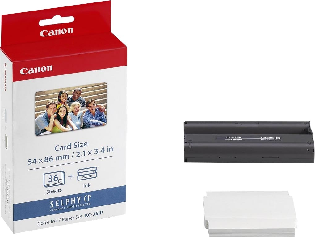 Canon KC-36IP Dreifarbig Tintenpatrone (Original) – 36 Seiten – für SELPHY CP750/CP720/CP740