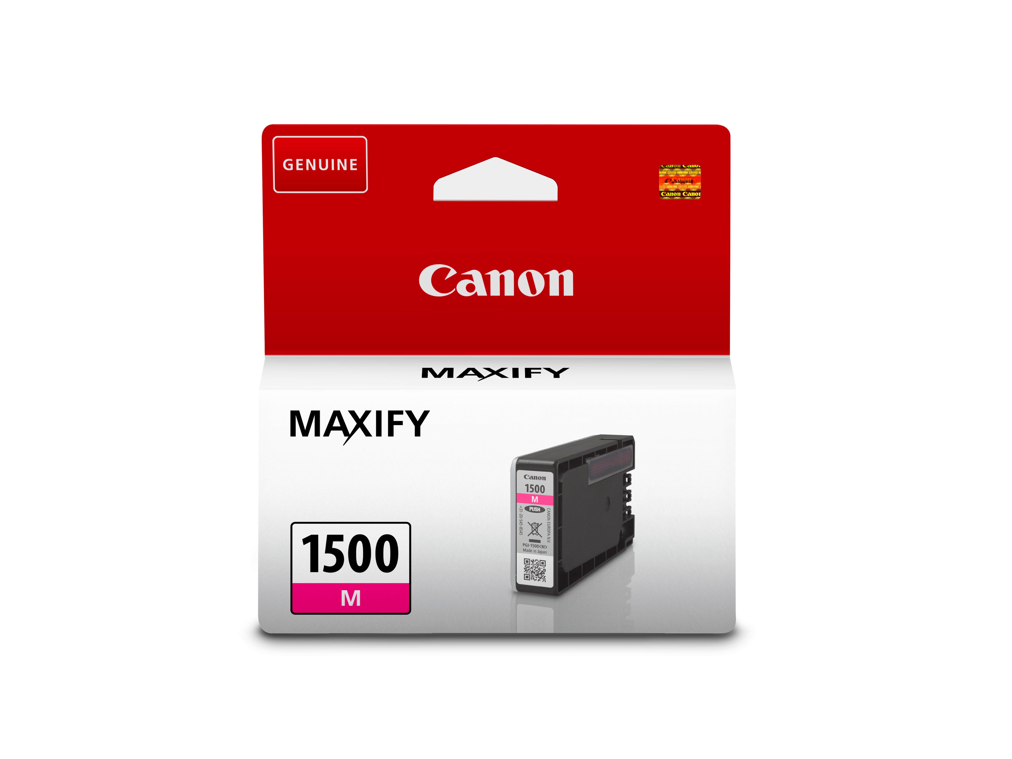 Canon PGI-1500M Magenta Tintenpatrone (Original) – 300 Seiten – für Canon MAXIFY MB2150/MB2755/MB2750 …