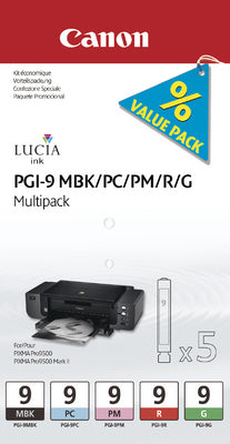 Canon PGI-9MUL Tintenpatronen-Multipack,  (Original) – für PIXMA Pro9500