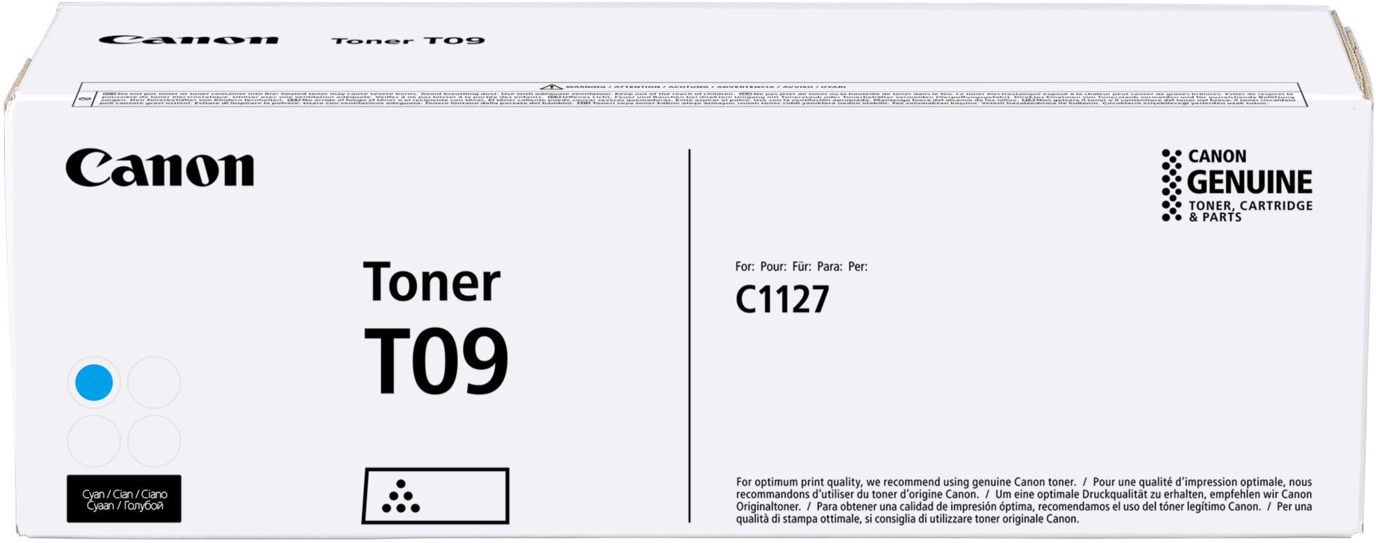 Canon T09 Cyan Toner – Original – 5'900 Seiten – für Canon i-SENSYS X C1127P/C1127i/C1127iF