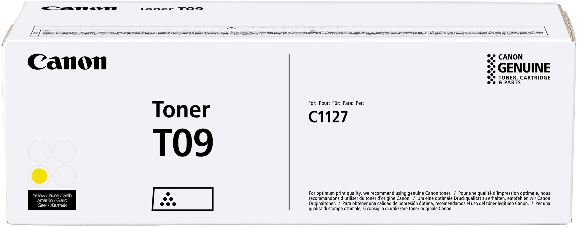 Canon T09 Gelb Toner – Original – 5'900 Seiten – für Canon i-SENSYS X C1127P/C1127i/C1127iF