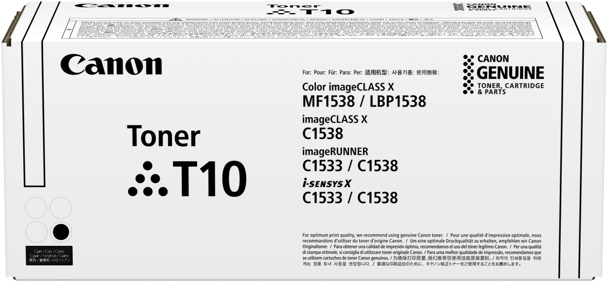 Canon T10 Schwarz Toner – Original – für Canon C1538iF/C1533iF