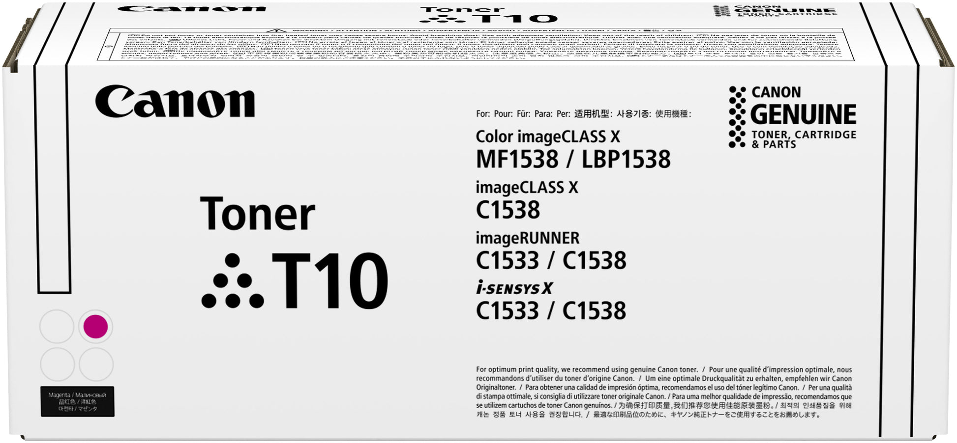Canon T10 Magenta Toner – Original – 10'000 Seiten – für Canon C1538iF/C1533iF