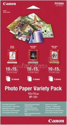 Canon VP-101 Fotopapier – glänzend, 10 × 15 cm, 20 Blatt, für Inkjet