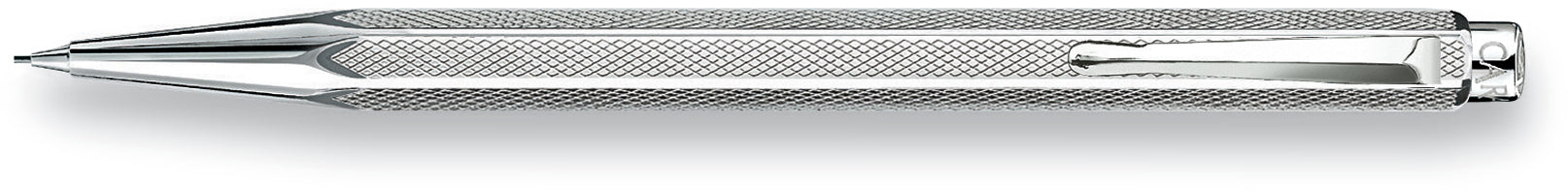 Caran d-Ache Ecridor Retro Druckbleistift – 0,7 mm – Metall – Silber – Mit Radierer