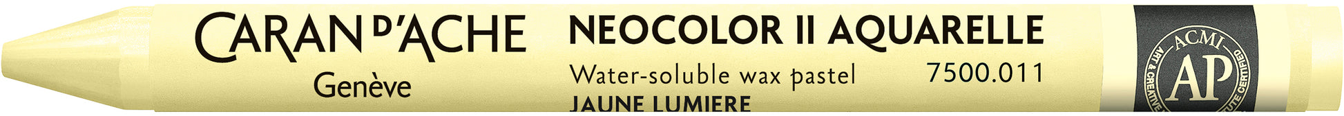 Caran d-Ache Caran d’Ache Neocolor II Wachsmalkreide – Lichtgelb, Wasservermalbar