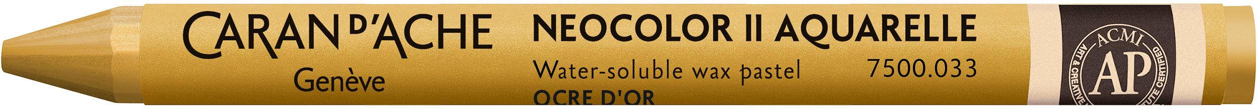 Caran d-Ache Caran d’Ache Neocolor II Wachsmalkreide – Goldocker, wasservermalbar