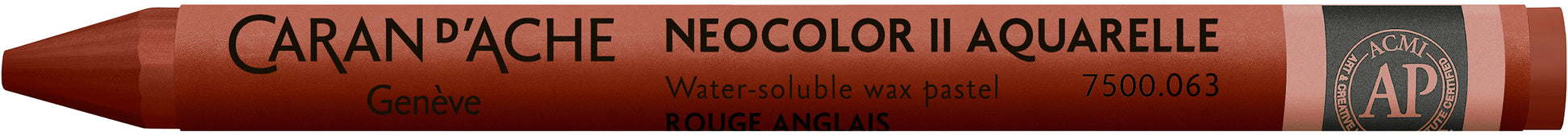 Caran d-Ache Caran d’Ache Neocolor II Wachsmalkreide – Englischrot, wasservermalbar