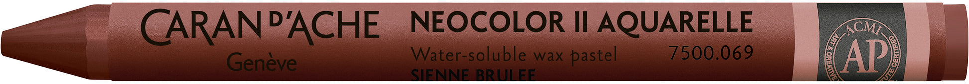 Caran d-Ache Caran d'Ache Neocolor II Wachspastellkreide gebrannte Siena Ø 10 × 105 mm wasservermalbar
